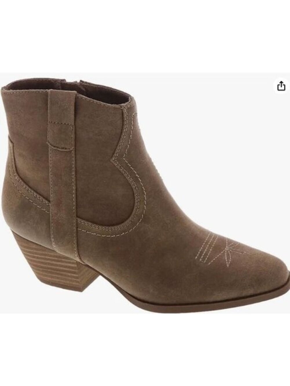 Dolce Vita Pueblo taupe western style ankle boots NWOB Size 7.5